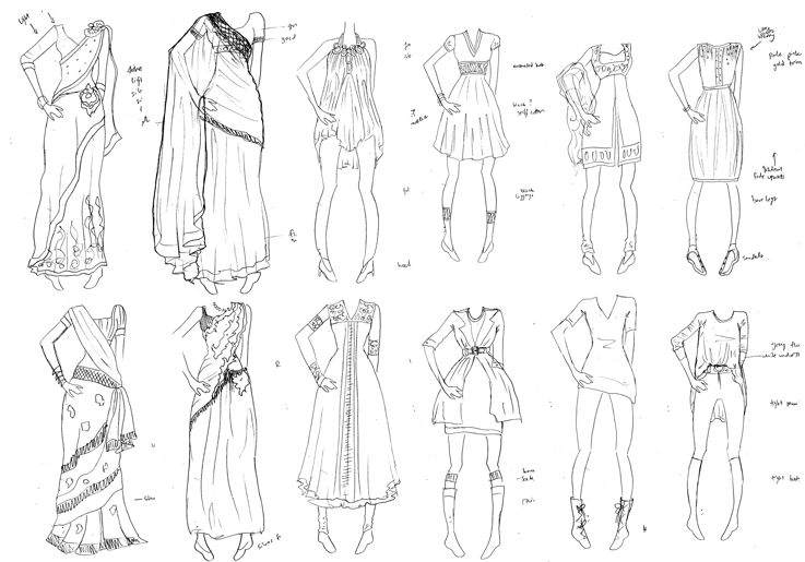 Bhoka Illo » Archives » Thesis: Paper Doll Progress